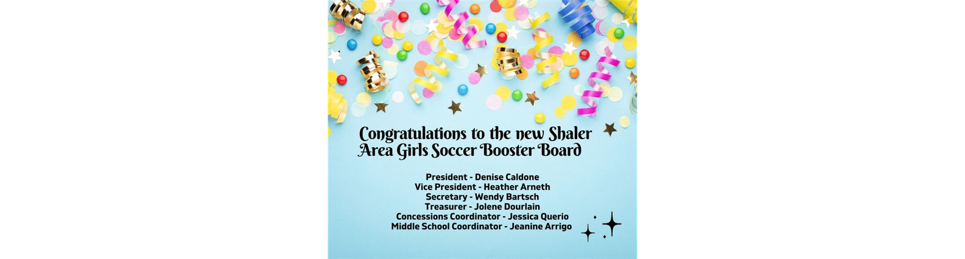 Congrats to the 2022-23 Booster Board!