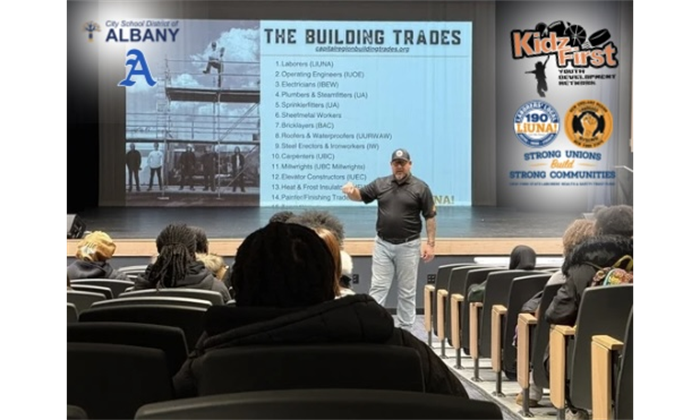 NYS Laborers High School Recruitment Program at Albany High School