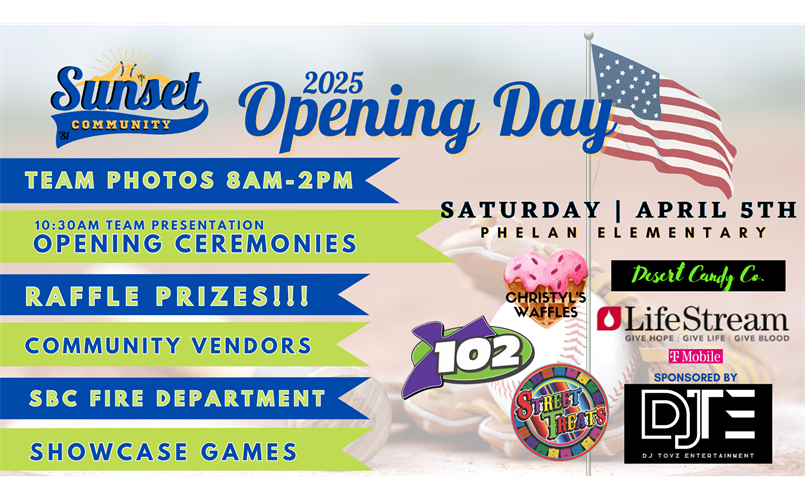 OPENING DAY 4-5-25