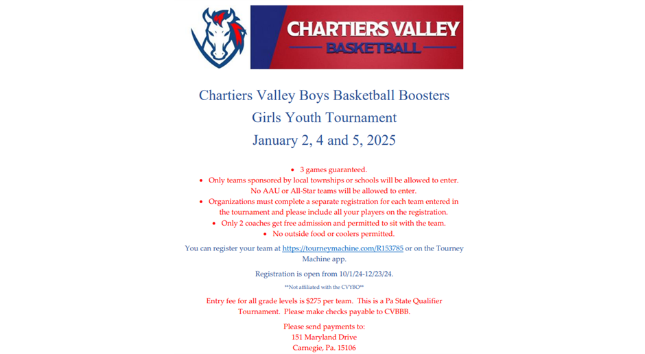 CV Boosters Girls Youth Tournament