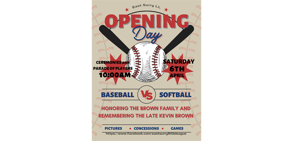 Opening Day!!! - April 6, 2024