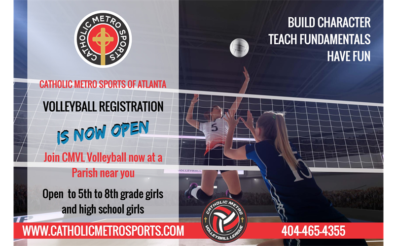 Girls Volleyball Registration is Open