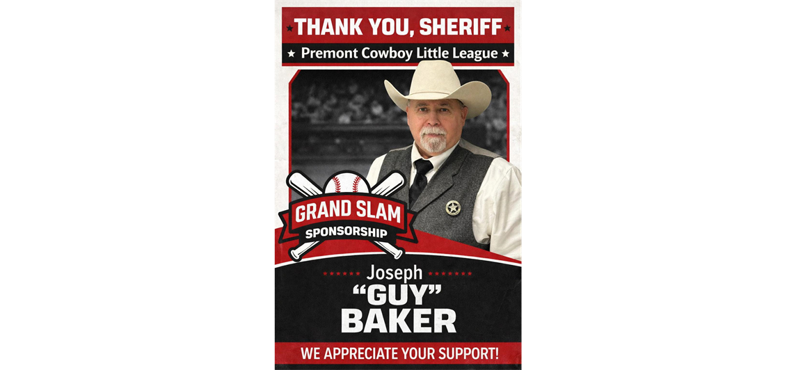 Thank You Sheriff Guy Baker!