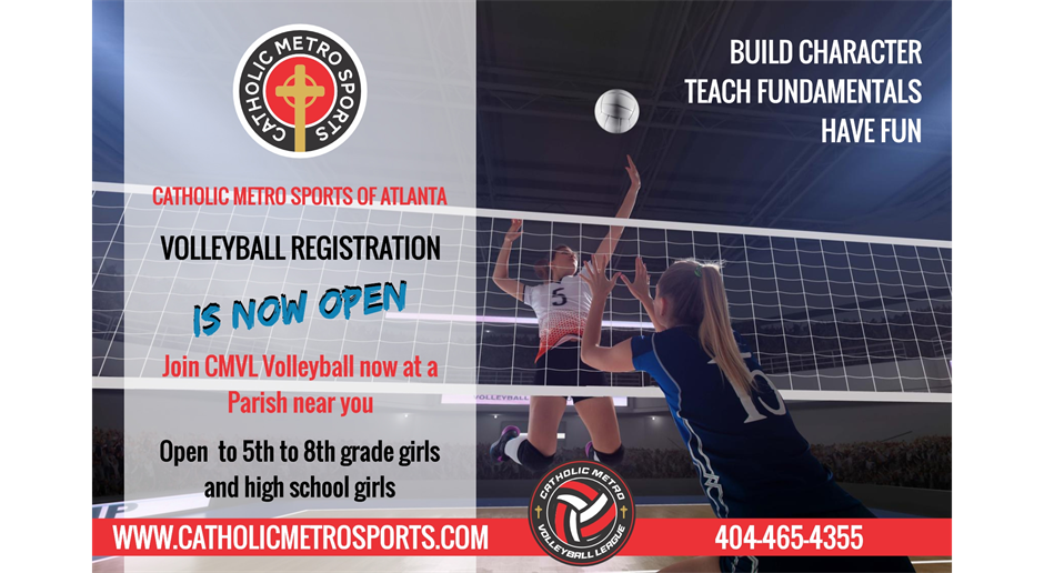 Spring Volleyball Registration is now open