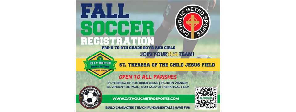 Soccer Registration is open