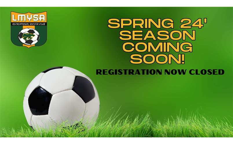 Spring 2024 Registration is NOW CLOSED!