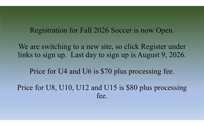 Registration is Open