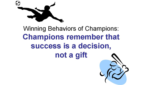 Behaviors of Champions 1