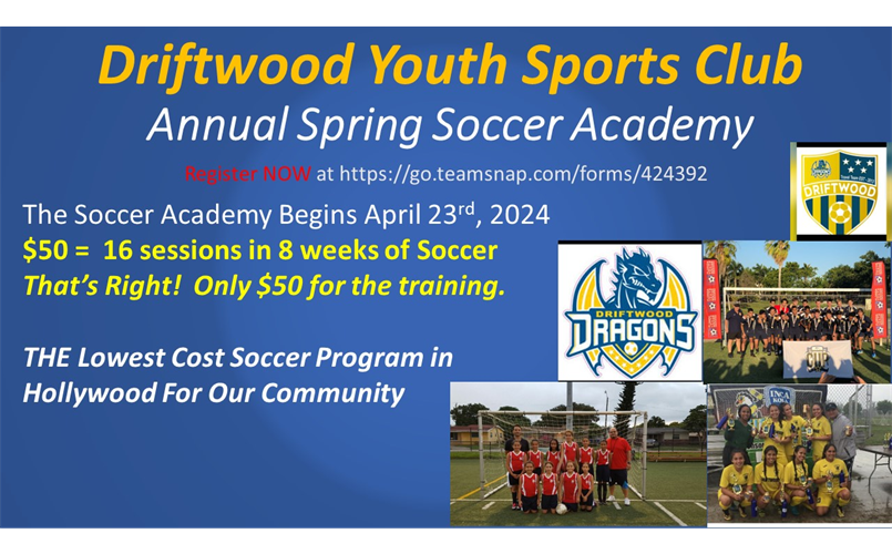 2024 Soccer Academy Regisgration
